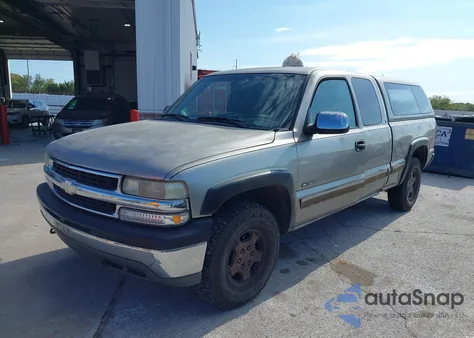 2002 Chevrolet Silverado 1500 Ls from USA, damaged, VIN 2GCEK19T621126065